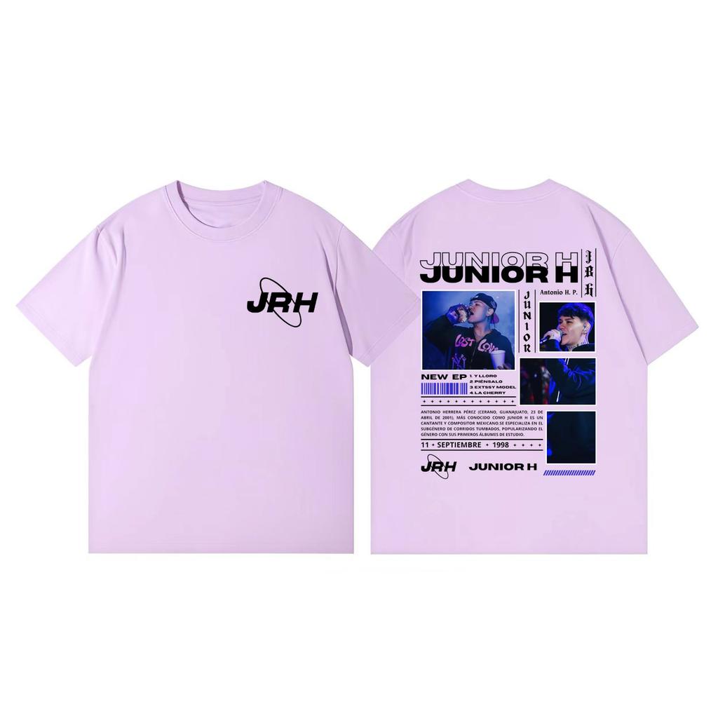 Singer Junior H Graphic T Shirt Men Women Clothing High Quality Fashion Tshirts Summer Casual Loose Cotton Short Sleeve Tshirt
