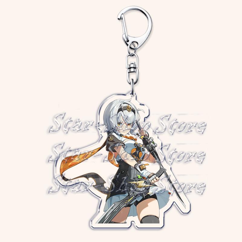 Hot Zenless Zone Zero Keychains for Womens Accessories Bag Ellen Joe Bangboo Miyabi ZZZ Anby Jane Doe Nicole Keyrings Fans Gifts