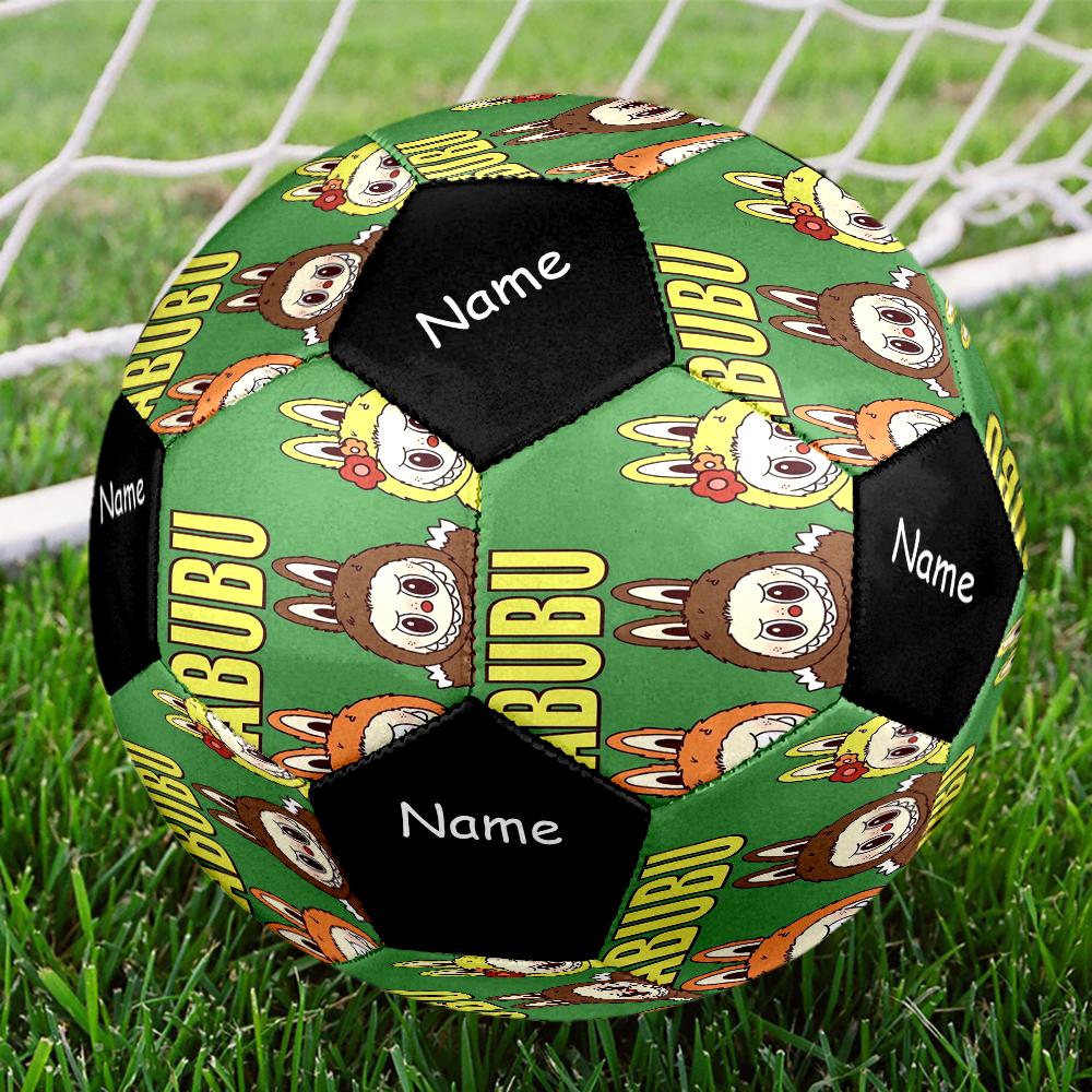 Custom Name Labubu Theme Size 5 Soccer Ball, Suitable for Both Indoor and Outdoor Matches, a Gift Suitable for Everyone.