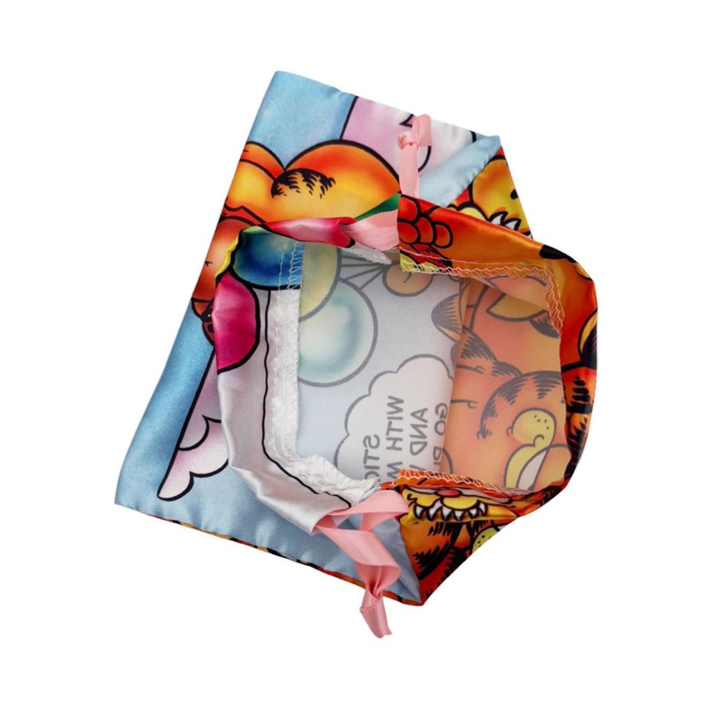 Small Planet Garfield Ribbon Drawstring Bag Comic