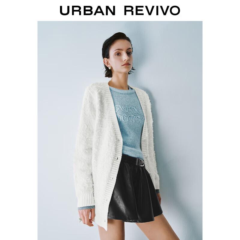 

Элегантный вязаный кардиган с V-образным вырезом для женщин UR L