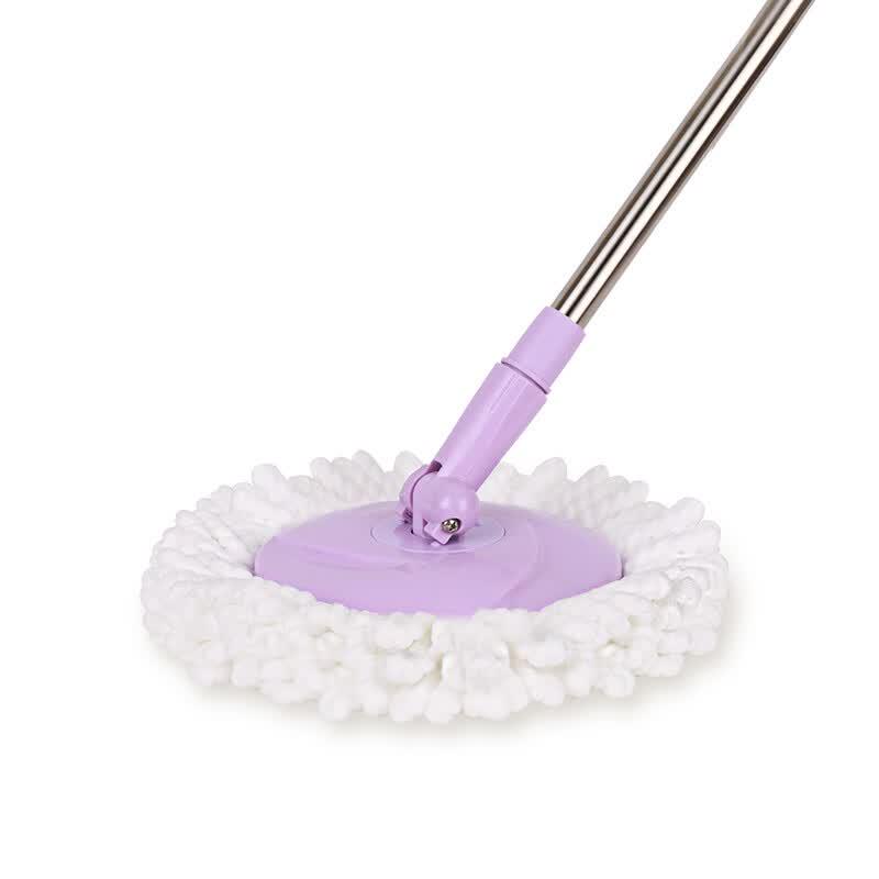 MIAOJIE Hands-Free Rotary Mop with Bucket