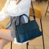 Genuine Leather Women's Handbag Cowhide Crocodile Print Shoulder Bag   Luxury Design Tote Bag Daily Crossbody Bag