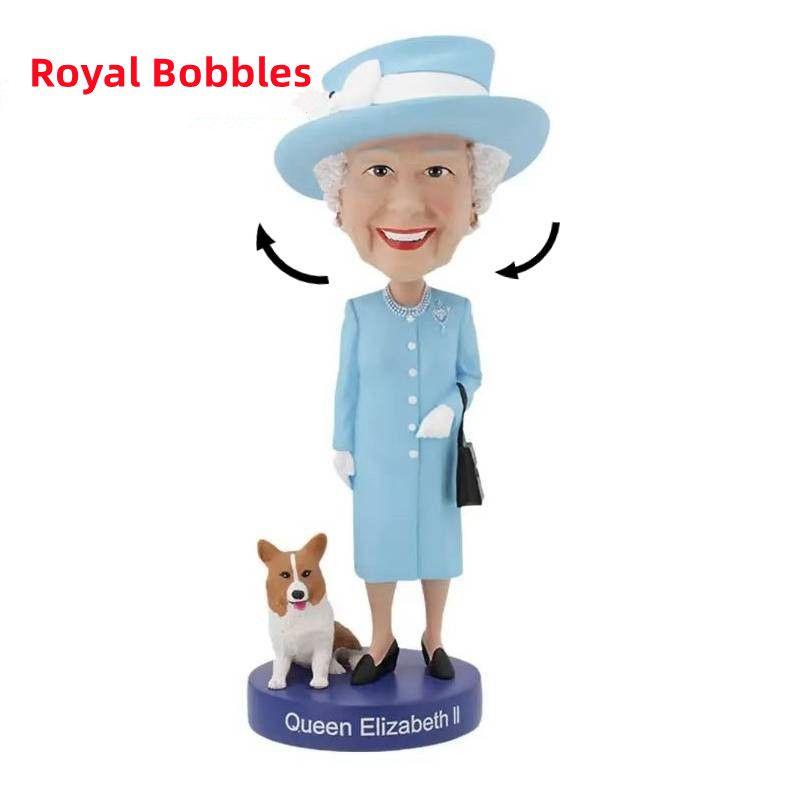 Queen Elizabeth Ii Dog Shakes His Head Ornament For Home Decoration