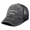 White COCKTAILS AND DREAM Printed Trucker Hat Adjustable Simple Hip Hop Trendy Dad Hat For Gifts Urban Style  Travel Sports