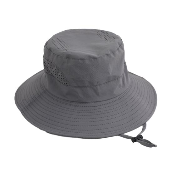 Sunshade Bucket Hat, Foldable Quick Dry Western Style Hat, Lightweight Breathable Sun Protection Hat for Hiking Fishing Camping Travel