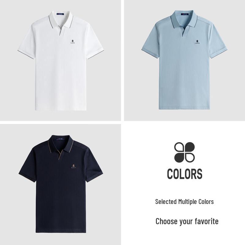 MONTAGUT Men's Mercerized Cotton Polo Shirt