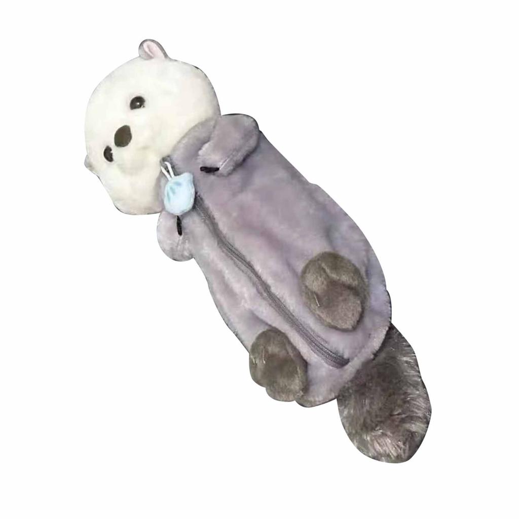 Plush Doll Pencil Case 3D Stuffed Pencil Box Soft Animal Stationery Bag Kids Stationery Bags