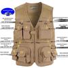 Men's 7XL Quick-Dry Mesh Vest With Multi-Pockets - Breathable Summer Wear