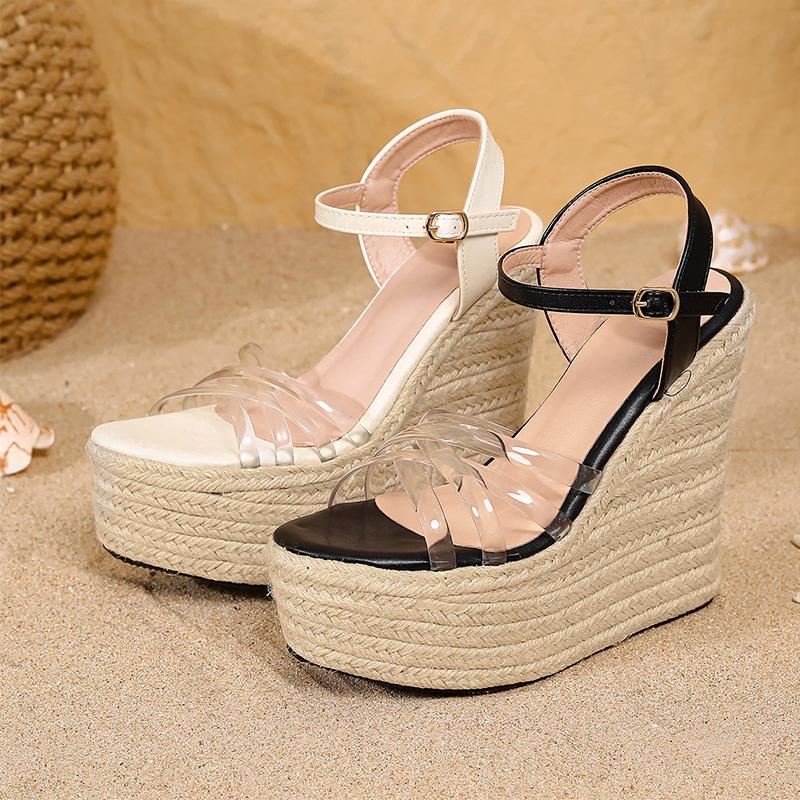 15cm Super High Heels Women Pumps Summer Shoes Platform Party Nightclub Shoes Elegant Ladies Heel Sandals Plus Size 42