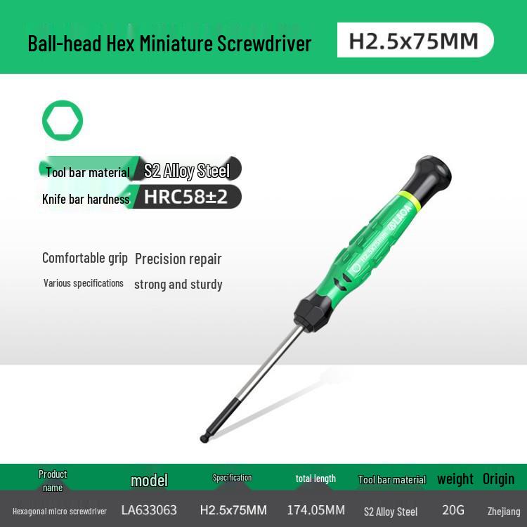 Rotating Color Ring Precision Mini Screwdriver for Mobile, Clock, Watch, Tablet Repair