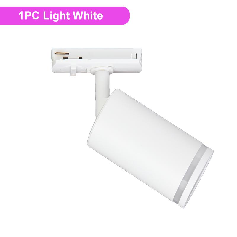 GU10 комплект трековых светильников без лампочек светодиодный прожектор 110-265 В трековый светильник магазин одежды кухня домашний декор внутреннее освещение приспособление 1PC белый