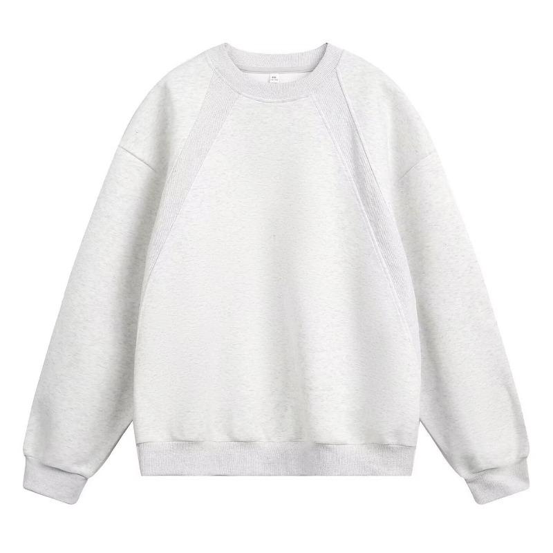 Men S Boxy Fit Crew Neck Long Sleeve Casual Sweatshirt For Spring Autumn