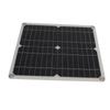 Solar Panel Kit Monocrystalline Solar Cell Panel Charger Dual USB+DC Output 15W for Outdoor Charging