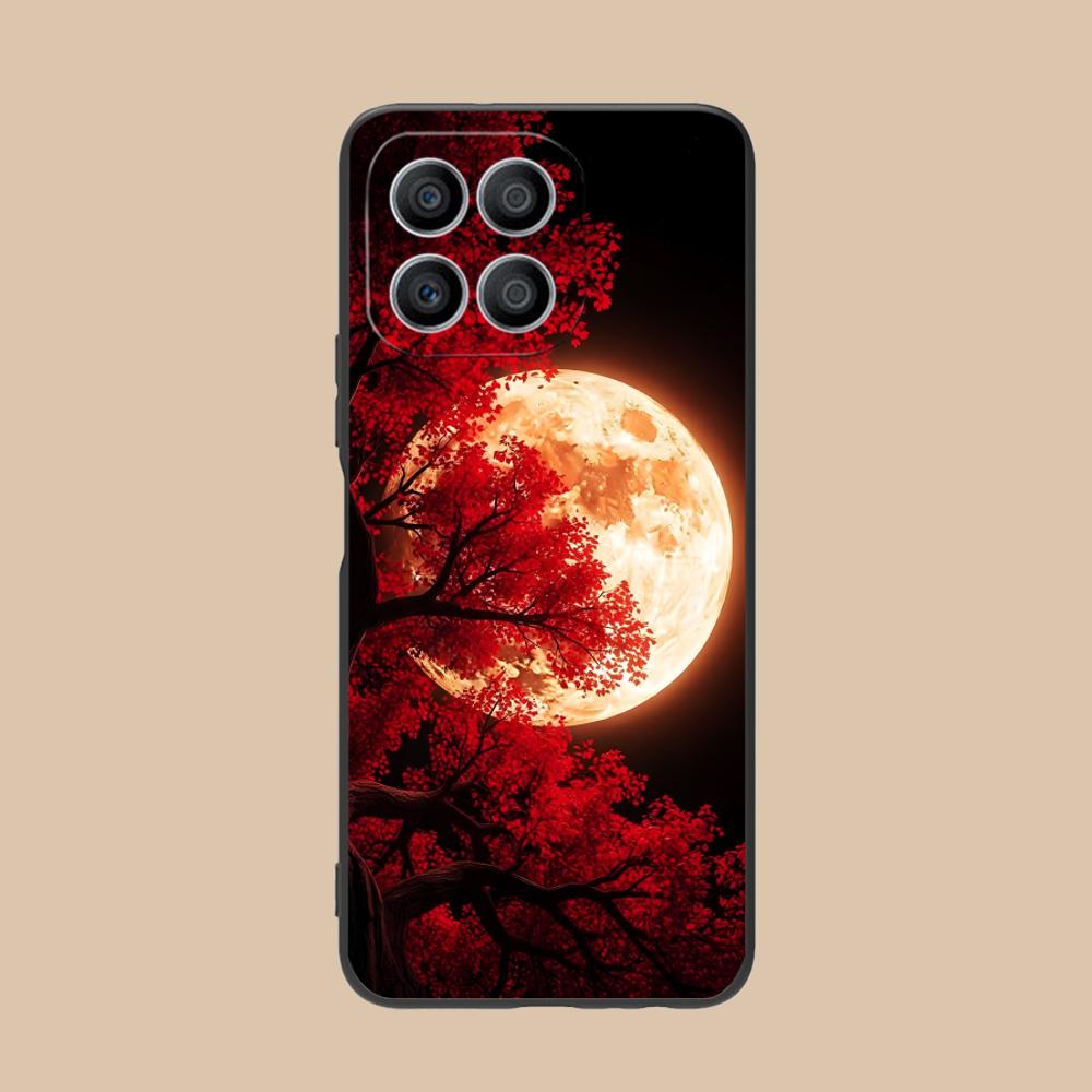 Moon Aesthetic Mobile Phone Case for Honor 90 80 70 60 50 30 20 10 9 8 7 Pro S SE Lite 5G Colorful Printing Cover Luxury Cover