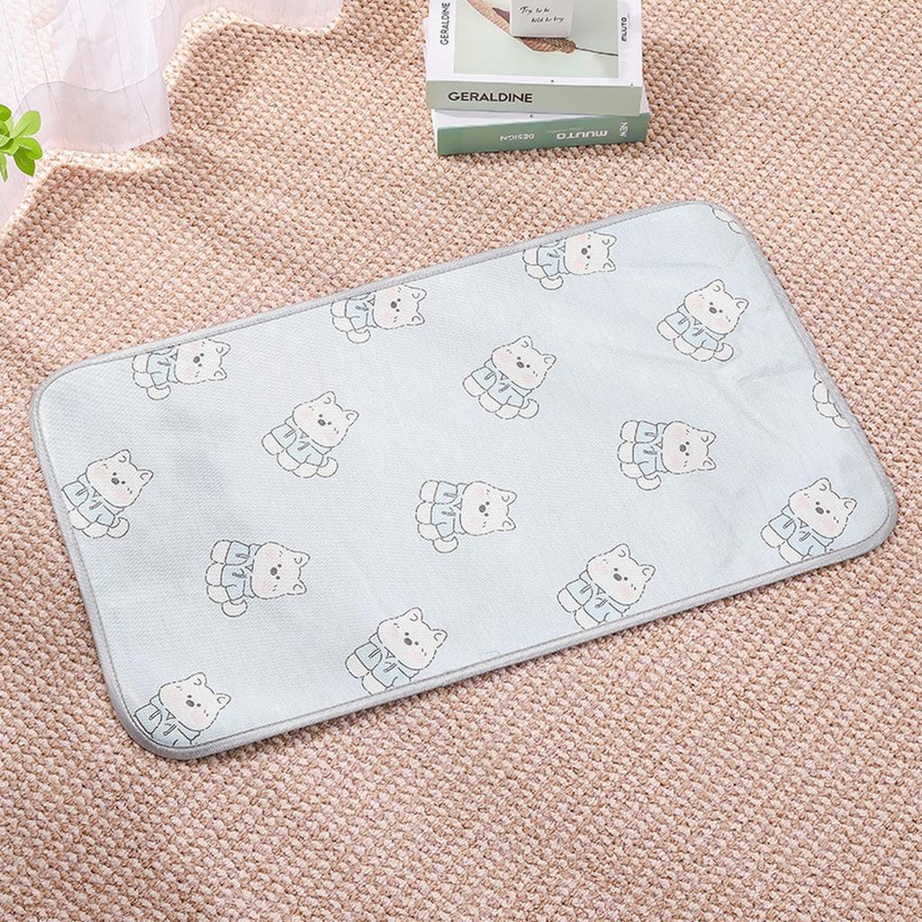 Pet Ice Silk Mat Summer Latex Pad for Dogs Cats Sleeping Bed
