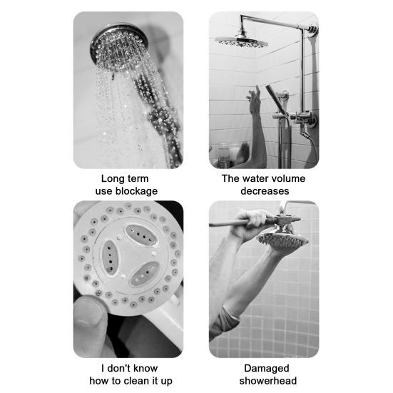 10Pcs Shower Head Cleaning Brush with Nylon Bristles Anti-Clogging Showerhead Cleaner Picks Multifunctional Gap Hole Cleaning Tools