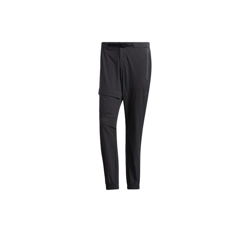 adidas Belt Jg Pant Outdoor Casual Bundle Feet Sports Pants Black Men s GN7341 S