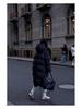 2025 Korean Style Women's Warm Hooded Mid-Length Down Coat