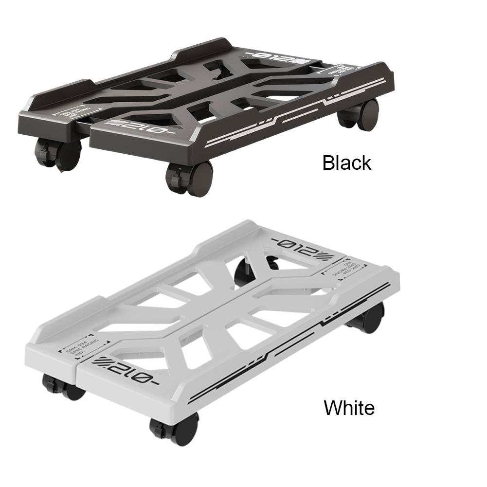 Adjustable Mobile CPU Stand with Caster Wheels Computer Tower Stand CPU Tower Holder for Gamers and Students