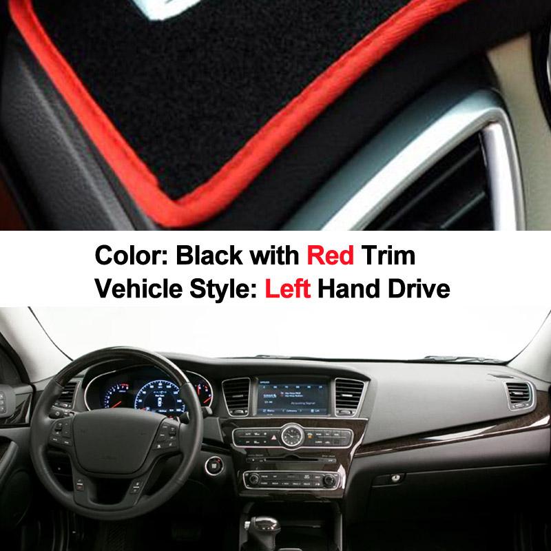 Car Dashboard Cover For Kia Cadenza K7 2010 2011 2012 2013 2014 2015 2016 Dash Mat  Pad Carpet Dashmat Sun Shade Pad Car Styling