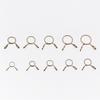 100Pcs Hose Clamp High Quality Zinc Plated Spring Clips Gear Hose Fuel Line Clamp For Boats ATVs Motorcycles With Storage Box
