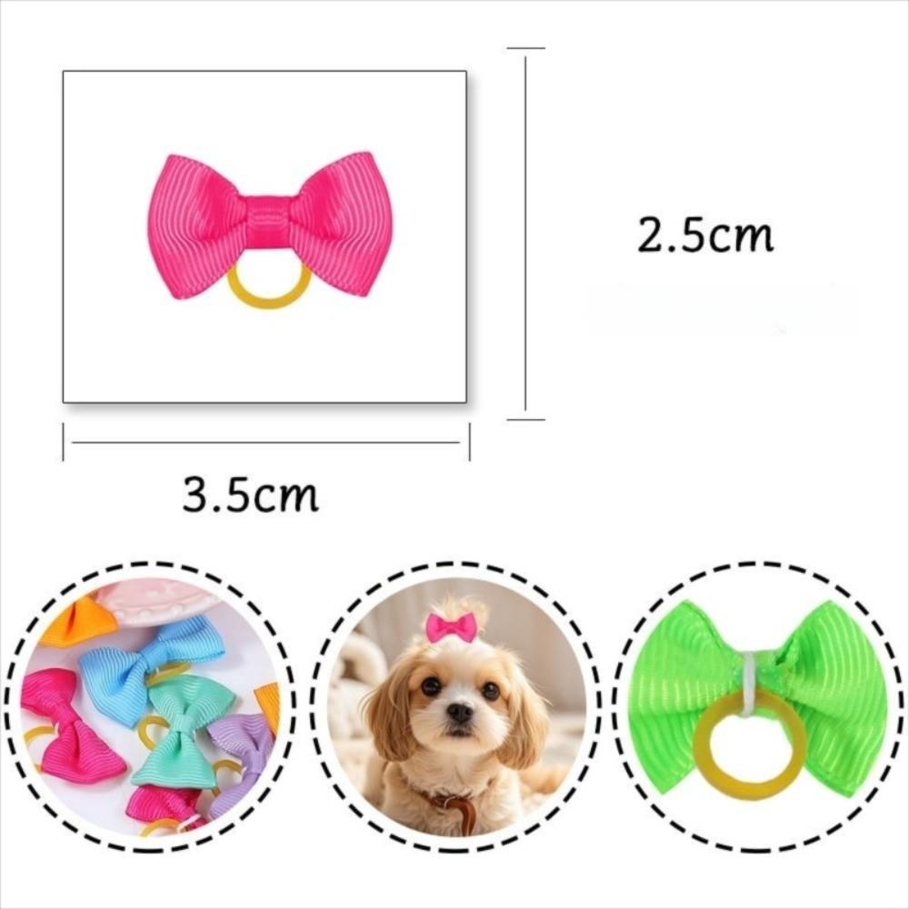 10/20/30pcs Pet Dog Grooming Hair Bows Hairpin Small Puppy Hair Bows Solid Color Pet Hair Accessories Pet Hair Ties Daily Use
