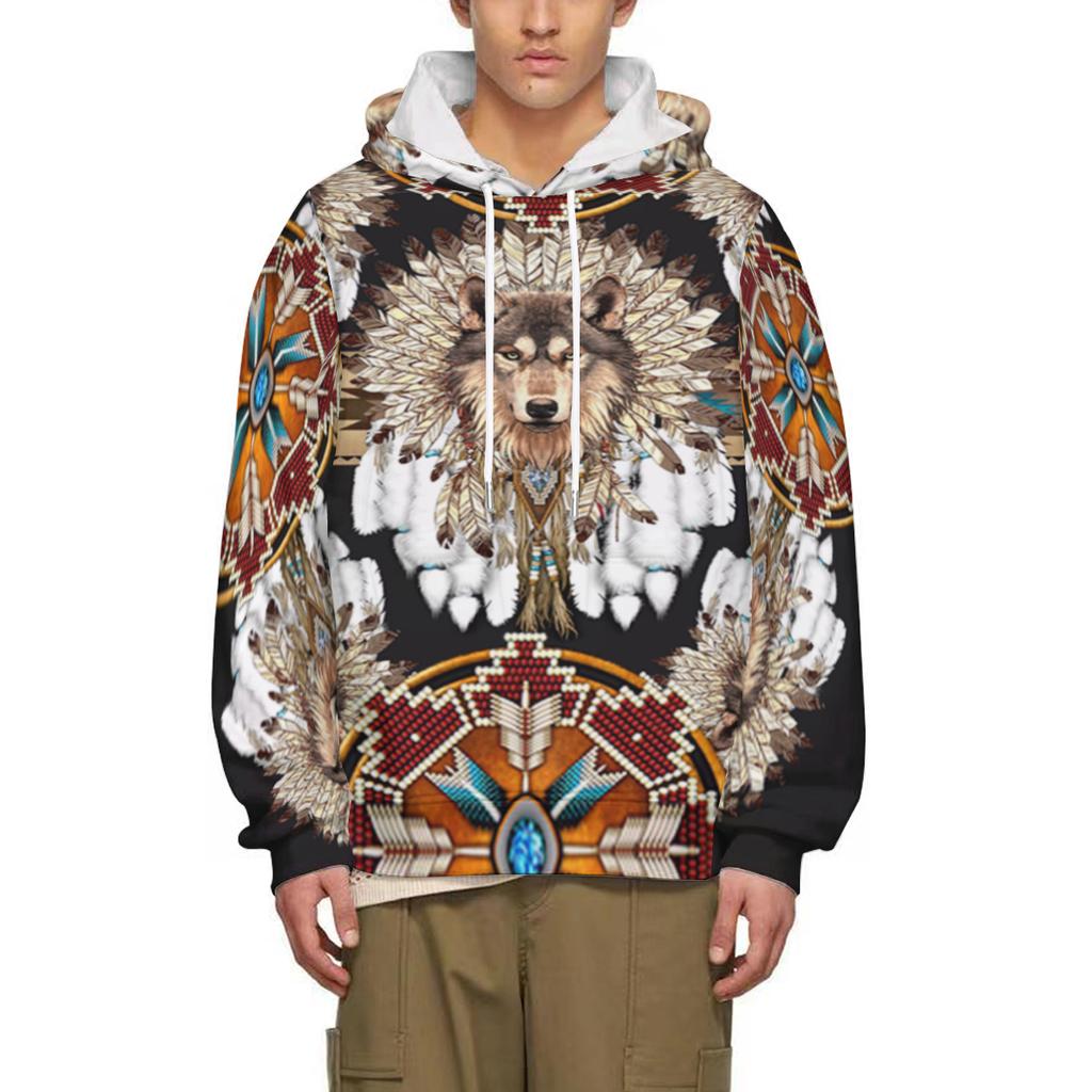 Personality Animal Wolf 3D Print Hoodies Sweatshirts Men/Women Fashion Streetwear Harajuku Hoodie