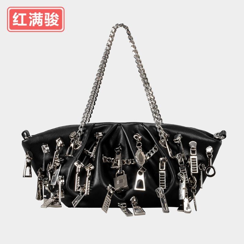 Punk style personality black wrinkled cloud