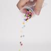 600pcs 6mm colorful two hole plastic button, round small resin sweater buttons, DIY household sewing clothing button accessories