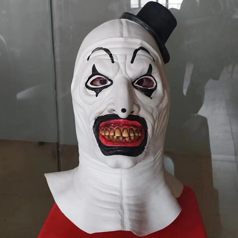 Enge clown latex masker Halloween feestkostuum accessoire voor cosplay en thema-evenementen
