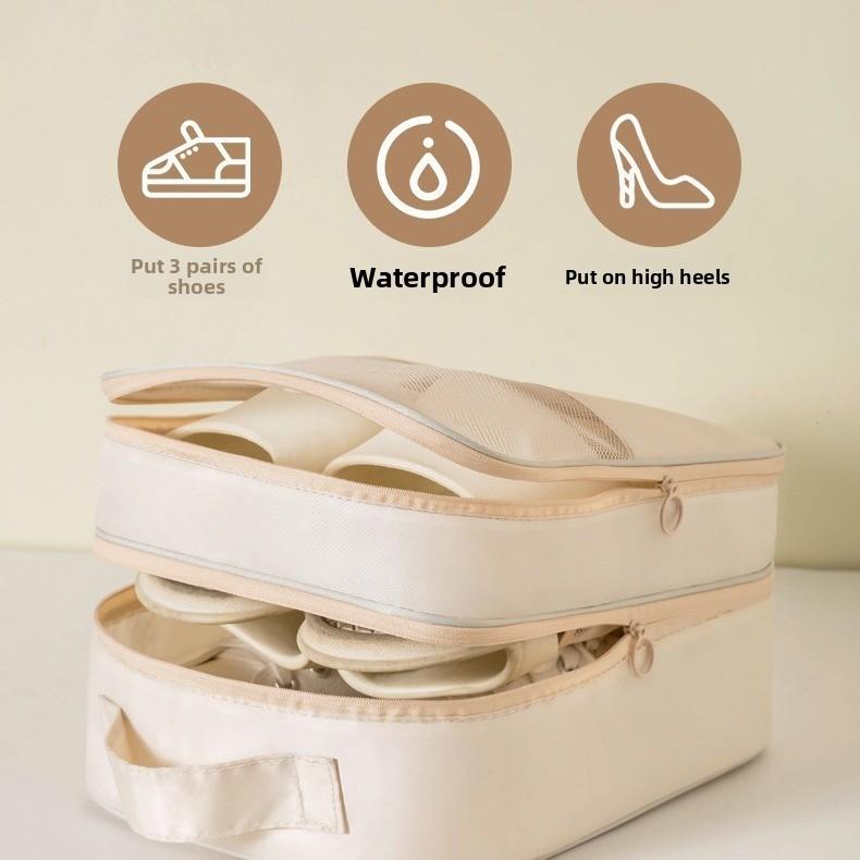 Shoe Storage Bag For Travel And Trips With Dustproof Protection Made Of Twill Fabric