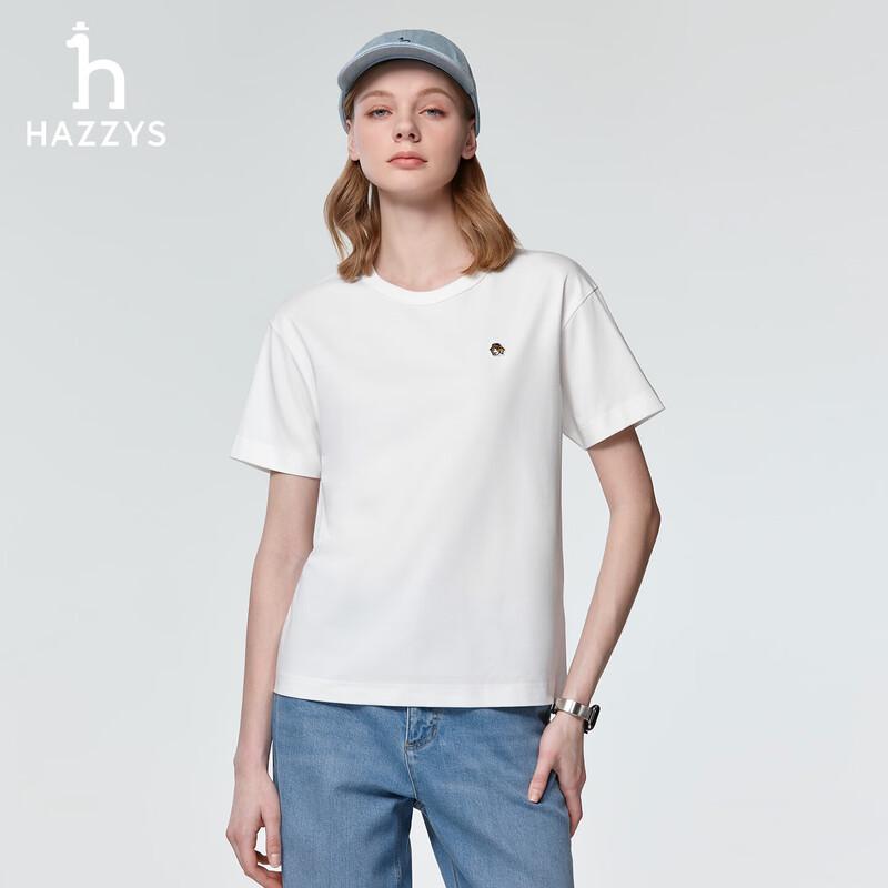

HAZZYS Women s PHIZ Series Drop-Shoulder Loose Fit Short Sleeve T-shirt M