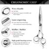 6.0 Inch Nepson Lyl-10 High-End, Hair Scissors, Hair Salon Special, Straight Scissors, Tooth Scissors Vg10