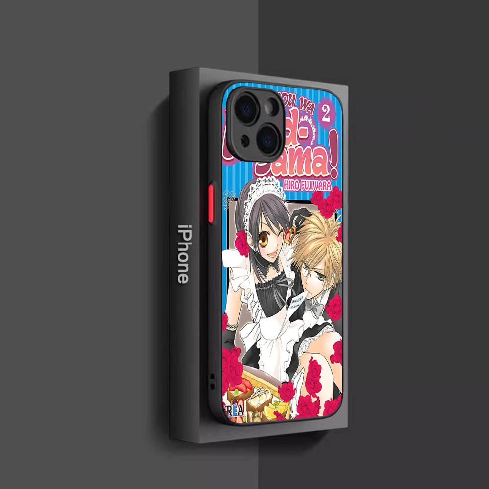 Kaichou Wa Maid-Sama Pour IPhone 15 16 Pro Max 11 12 13 14 XS XR X Plus 16E Coque de Téléphone Mate Translucide