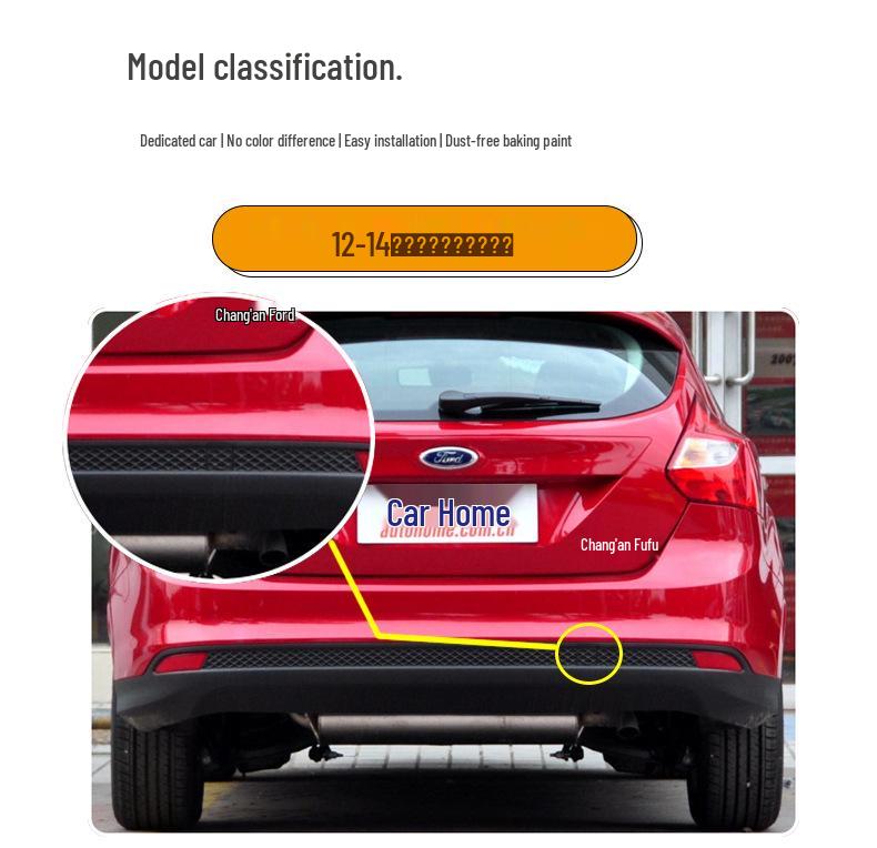 Compatible Rear Bumper Tow Hook Cover for 2012-2018 New Focus