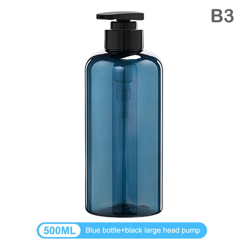 1 Stück nachfüllbarer leerer Spender für Shampoo, Conditioner, Körperlotion 300/500ML Behälter Badezimmer Seifenflasche Duschpumpe Flüssigseife