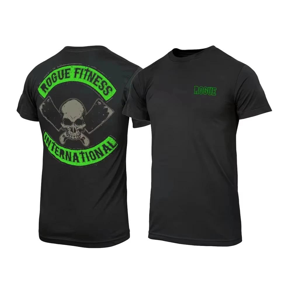 Rogue Unisex Short Sleeved T-Shirt American Street Sportswear Casual Fashion 2026 Hot Sale Comfortable Cotton Tee Men Women Tops