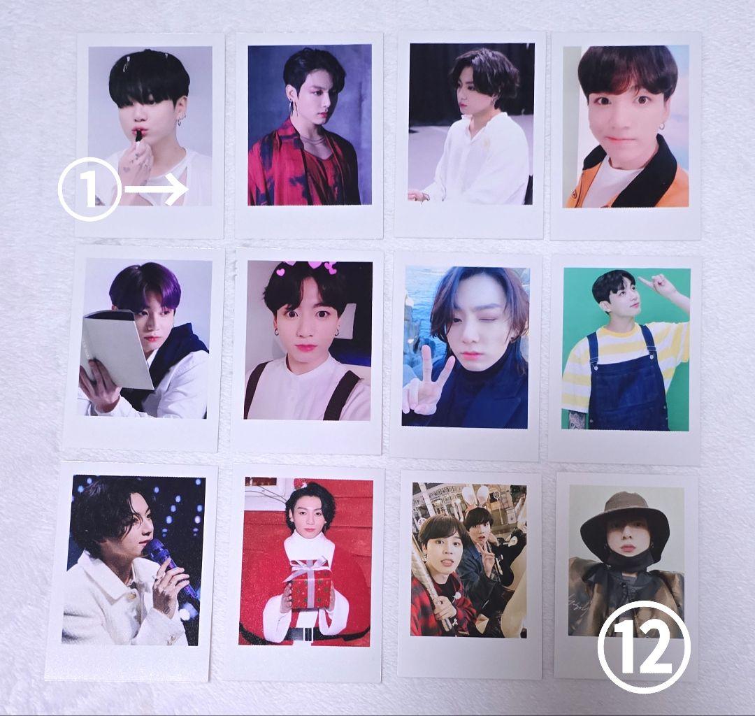 

[USED] BTS Jungkook trading card instax by Korean producer
