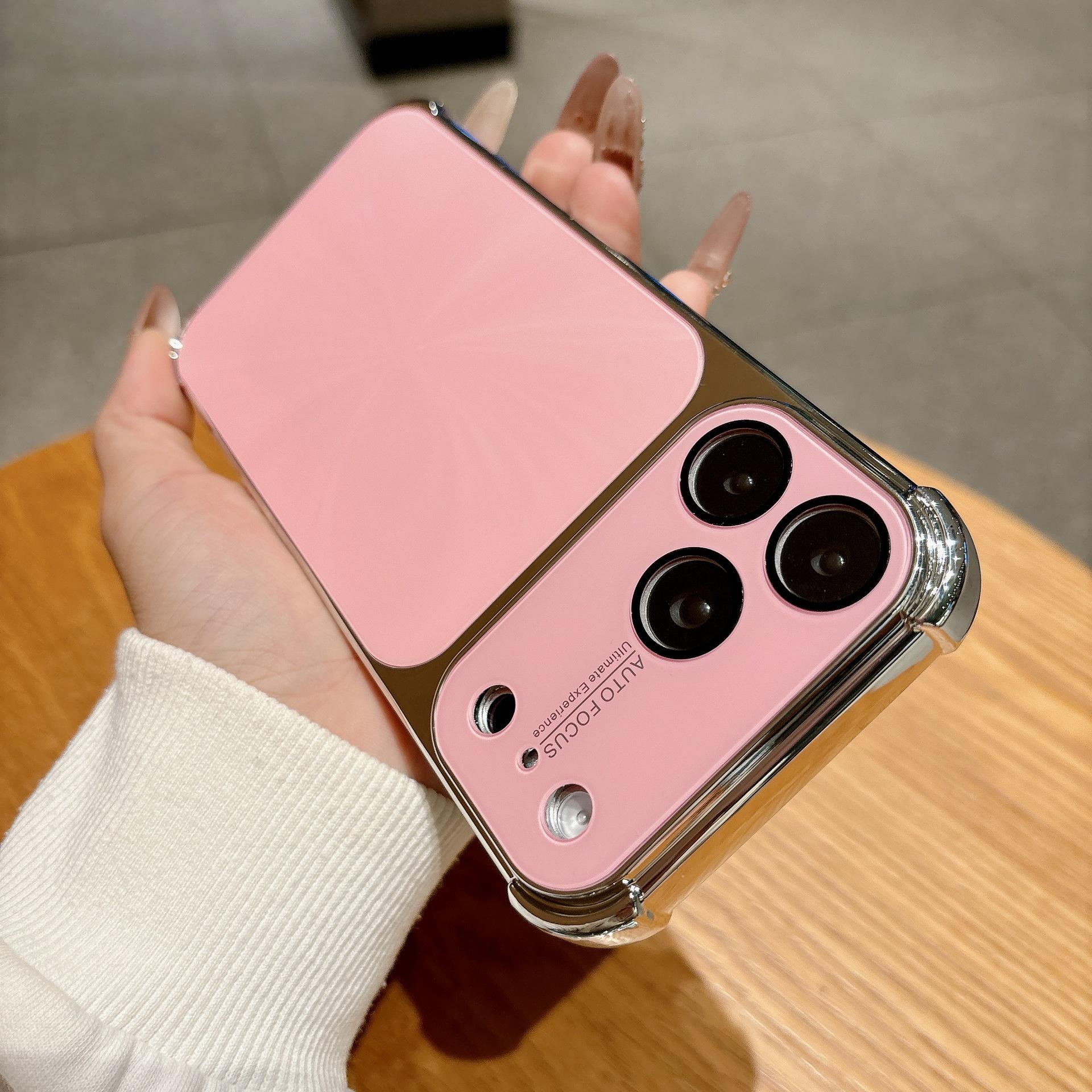 

iPhone 17 Pro Max Electroplated Laser Aurora CD Pattern Anti-Drop Phone Case with Four-Corner Protection 16 Pro