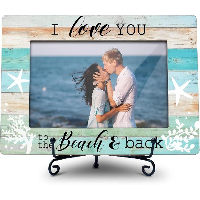 Best Is Yet To Come Love Picture Frame, 4X6 Wooden Photo Frame With Iron Stand, Wedding & Engagement Gifts