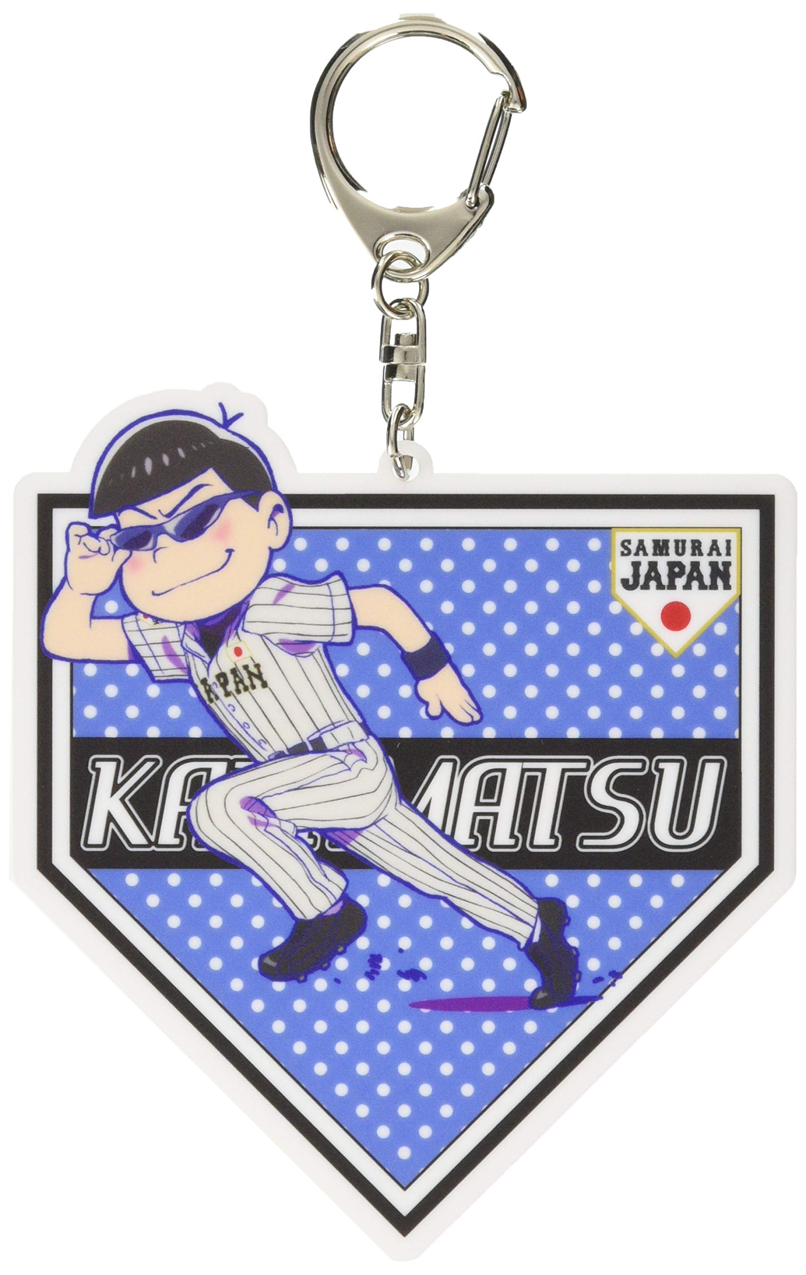Samurai Japan Collaboration Karamatsu Acrylic Keychain Osomatsu-san