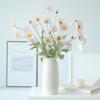 Vintage 4-head poppy poppy office ornament fake flower wedding props