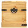 Vidaxl Skrzynia W Meksykańskim Stylu Corona, Sosna, 91X49,5X47 Cm