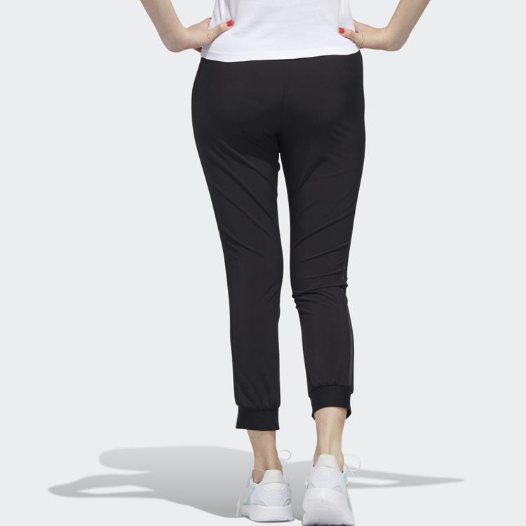 Adidas Neo Slim Fit Cuffed Training Pants Women Pants Black GJ4972