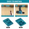 1 Set Wall Mount Electric Tool Holder For Makita 18V Wall Power Mount Storage Battery Bracket Fixing Newest Drill Holder Slots S
