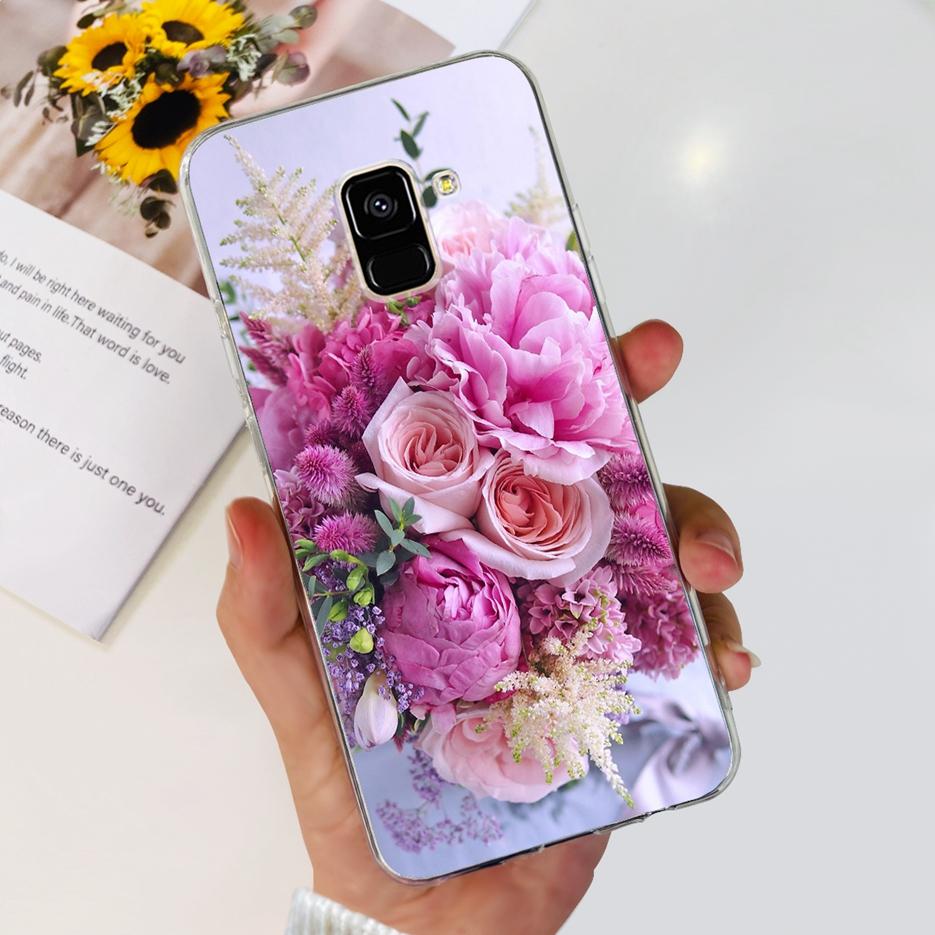 For Samsung Galaxy A8 Plus 2018 Case SM-A730F Luxury Painted Cover Soft Silicone Phone Case For Samsung A8 2018 A530F A8+ Bumper