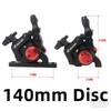 ZOOM New Road Bike Disc Brake Calipers Front Rear Hydraulic Brake Disc HB105 Line Pull Brake Oil 140/160mm Rotor Bicycl Brak Set