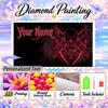 Megadeth 5D DIY Diamond Painting Custom Name Text, Full Drill Rhinestone Mosaic Art Home Gift
