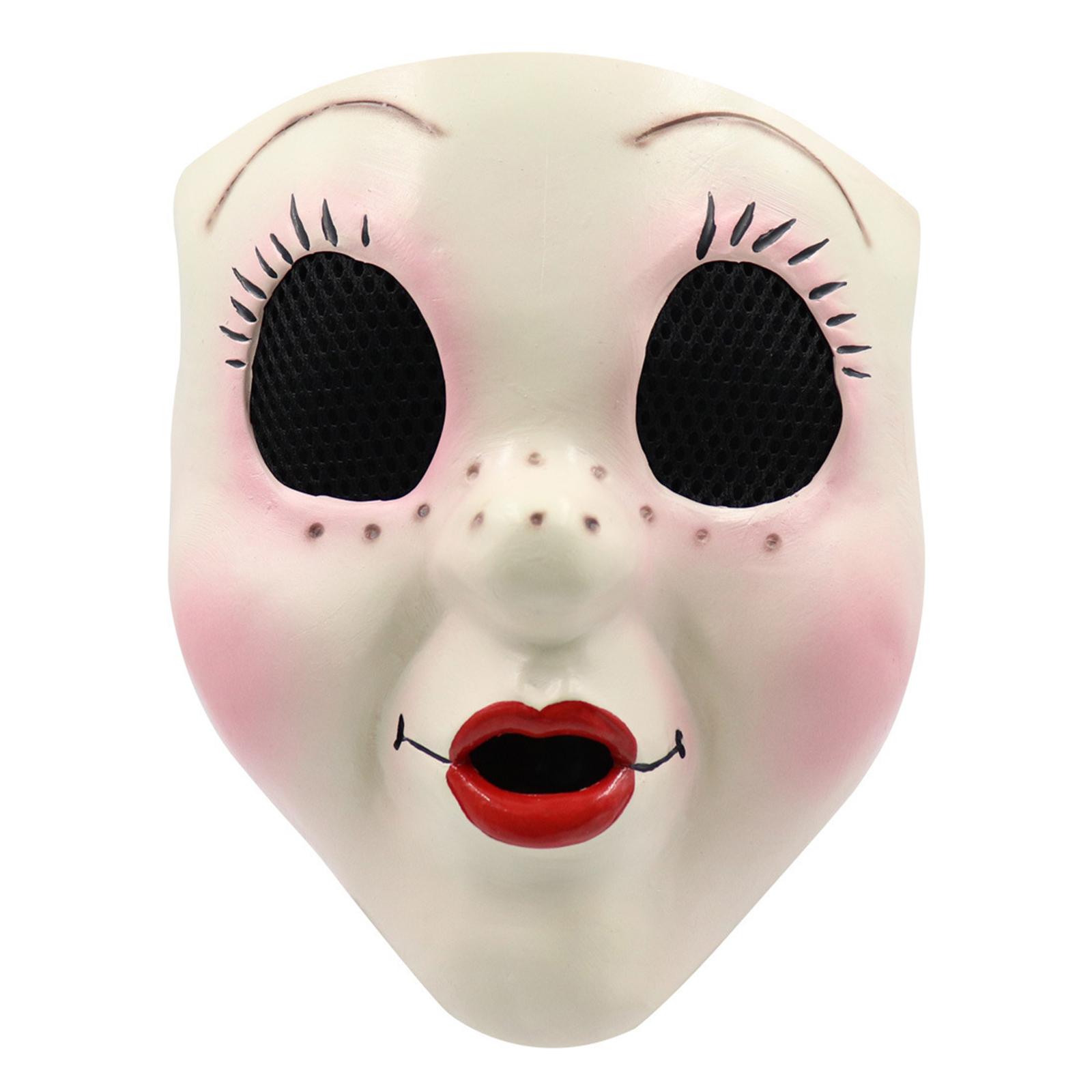 

Terror Doll Face Mask Party Toy Adult Gift Funny Mask Toy One Size
